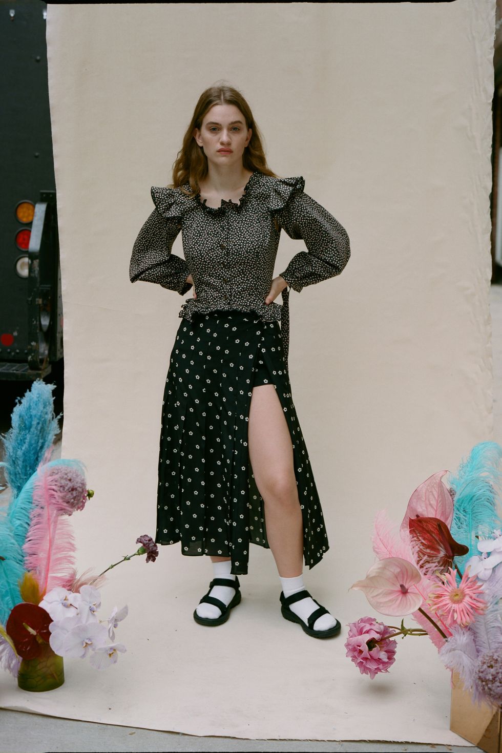 Sandy Liang Lookbook features Danny Bowien, Maia Ruth Lee - PAPER Magazine
