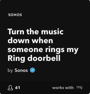google home sonos ifttt