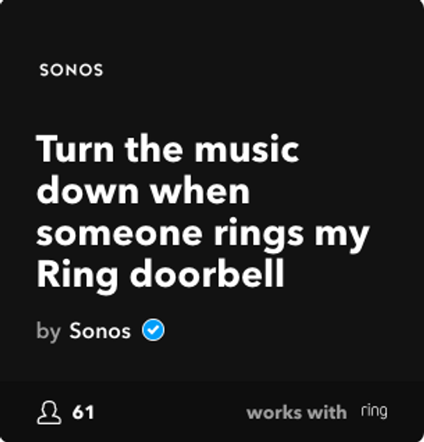 Ring store doorbell sonos