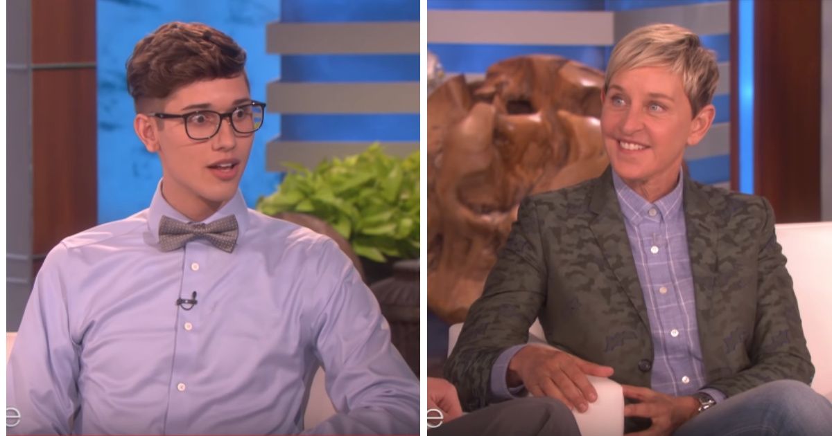Ellen Surprises Gay Valedictorian After He Was Rejected By His Parentsâ€”And Now We're Crying ðŸ˜­