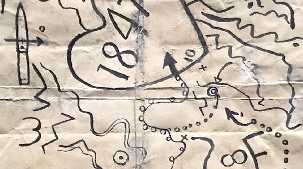 A Map to the Lost Dutchman Gold Mine
