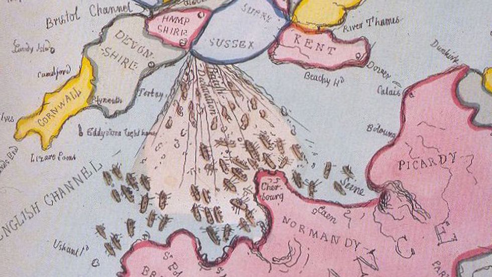 Centuries-old Cartoon Captures England's True Feelings About France