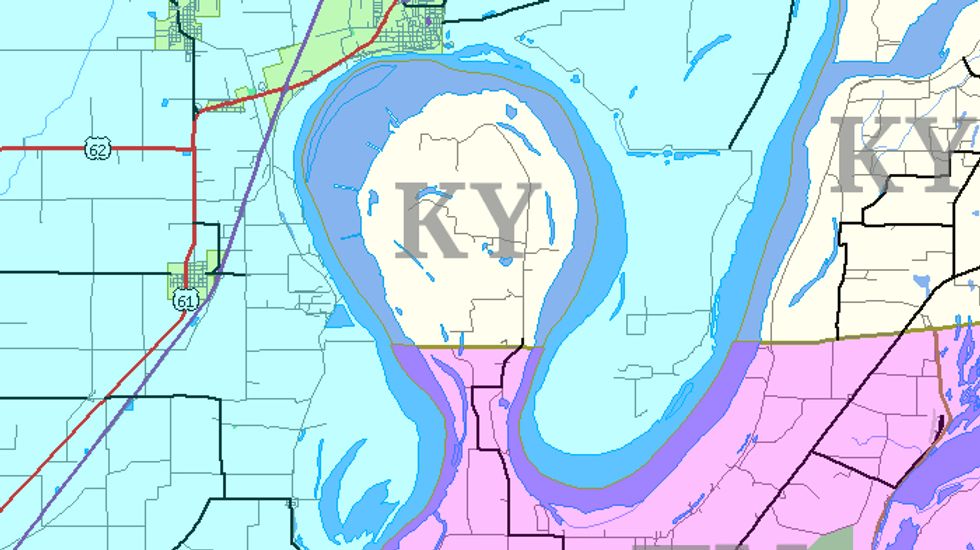 How the New Madrid Earthquake Created a Kentucky Exclave on the Mississippi