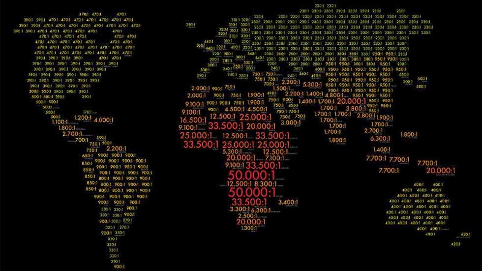 The Patients Per Doctor Map Of The World Big Think