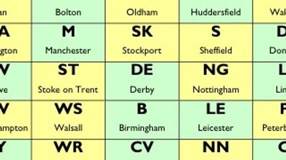 113 The Postcode Map of the United Kingdom Big Think