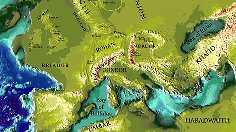 J.R.R. Tolkien's "Lord of the Rings": Real Places May Have Inspired Middle Earth