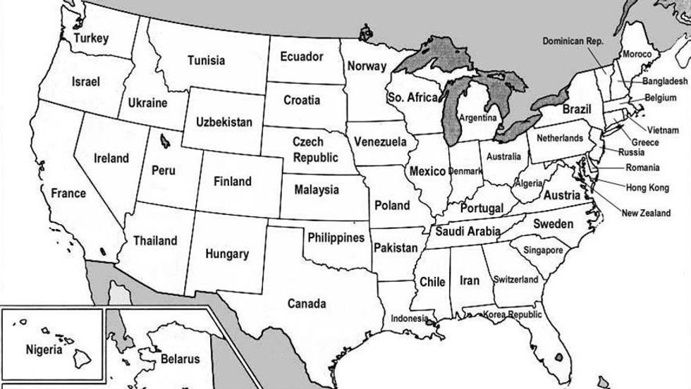 131 - US States Renamed For Countries With Similar GDPs