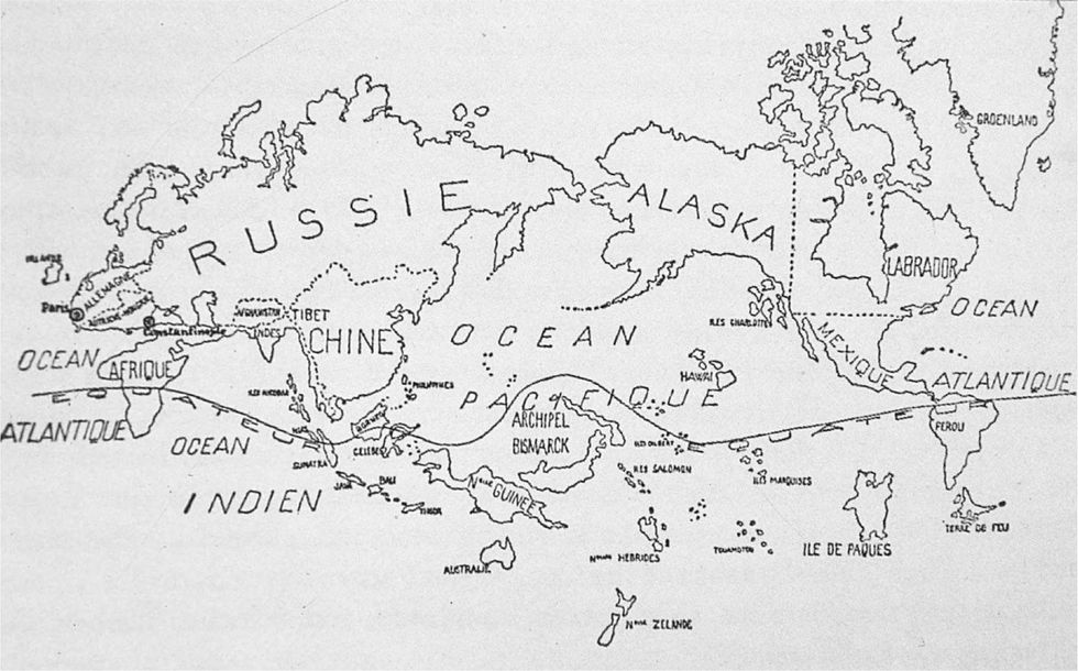 surrealist map of the world The Surrealist Map Of The World 1929 Big Think surrealist map of the world