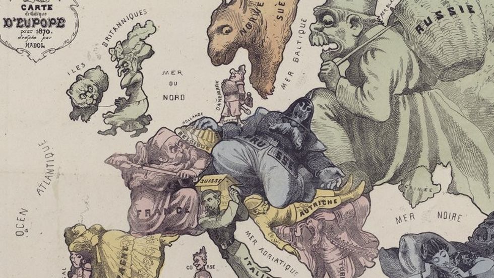 A Comedy Map of the War of 1870, Before it Happened