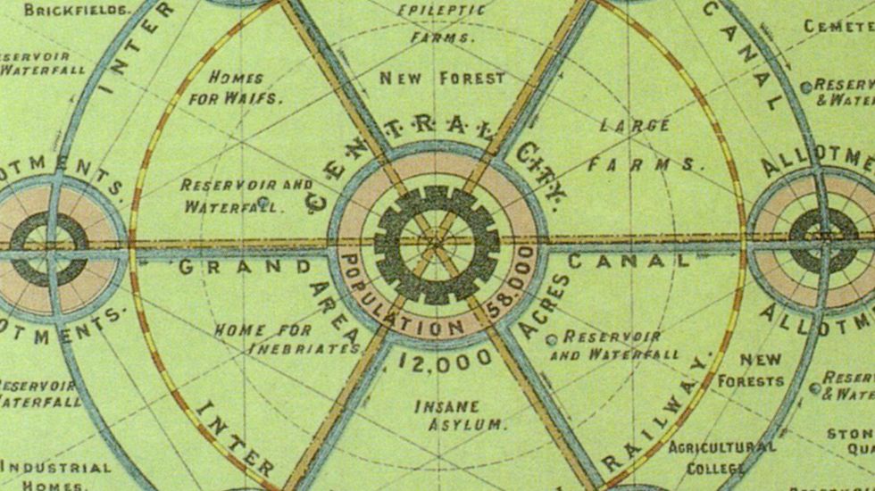 Howard's Garden Cities: Slumless and Smokeless, but also Funless and Hopeless