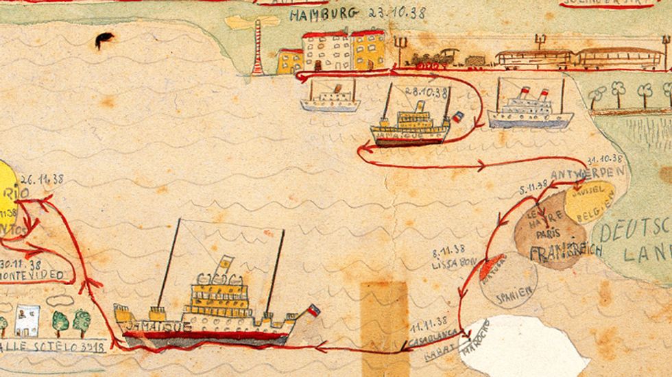 A Child’s Map of the Jewish Exodus from Nazi Germany