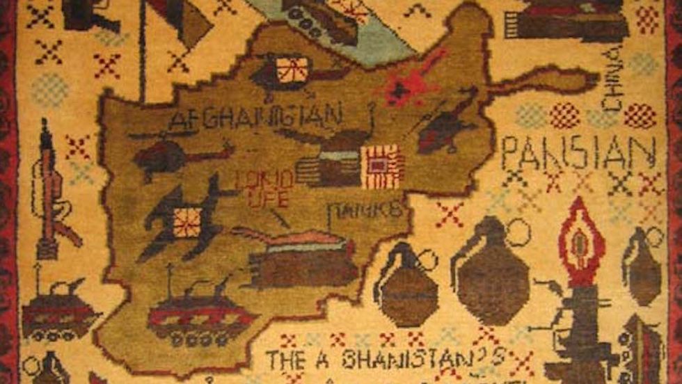 The Strange Art of Afghanistan's War Rugs