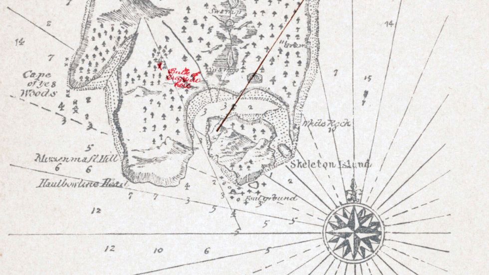 Treasure Island Map Stevenson Robert Louis Stevenson and the Missing Map of Treasure Island 