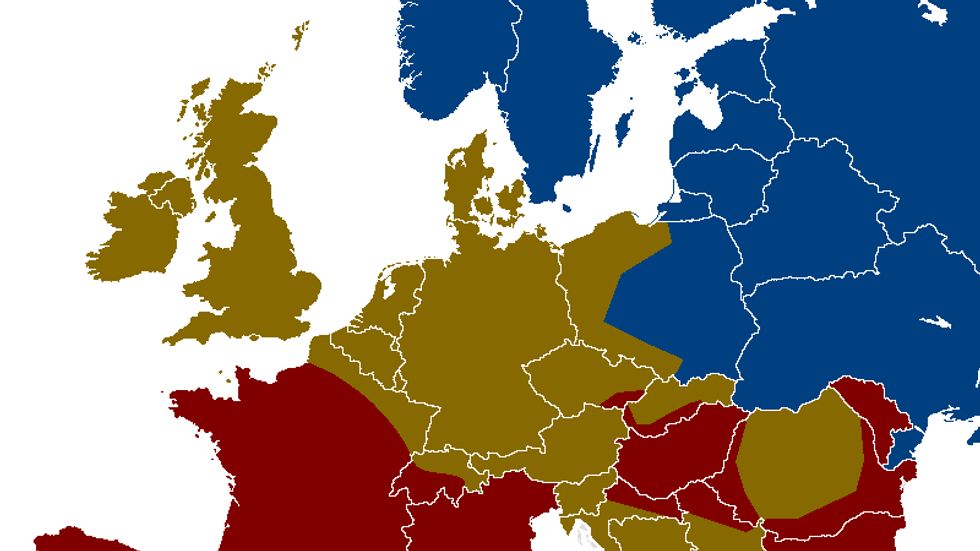 Distilled Geography: Europe's Alcohol Belts