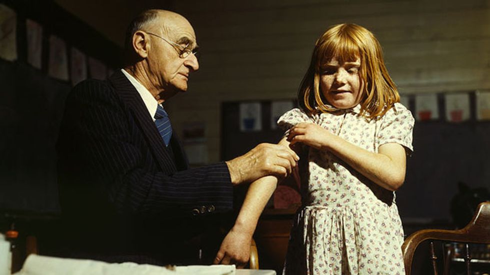 girl at doctor's office