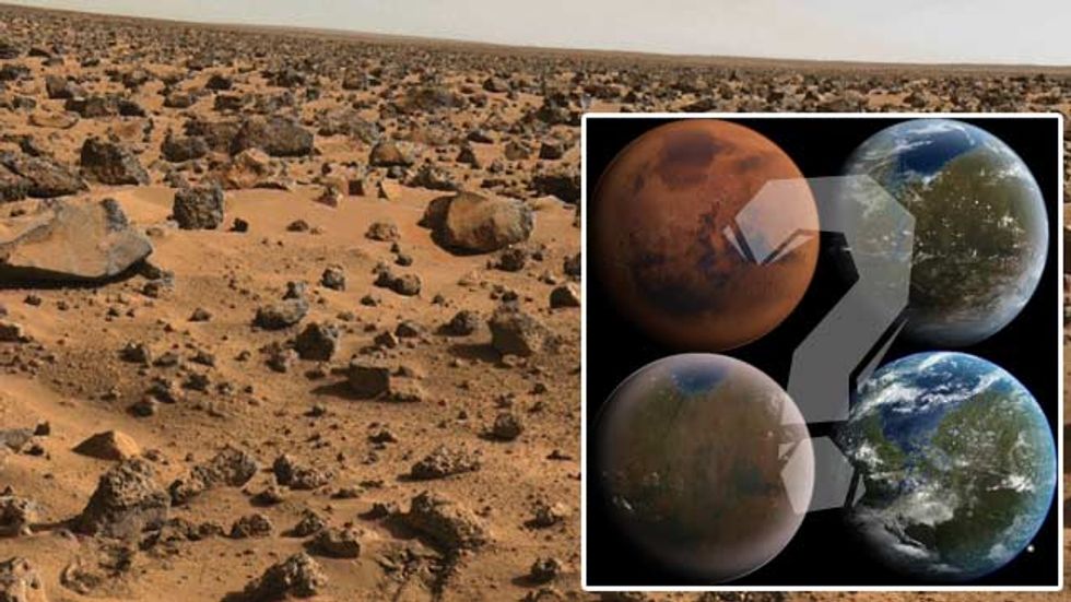 Should We Use Comets and Asteroids to Terraform Mars?