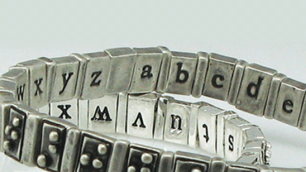 Braille Alphabet Bracelet Wins 2010 People's Design Award