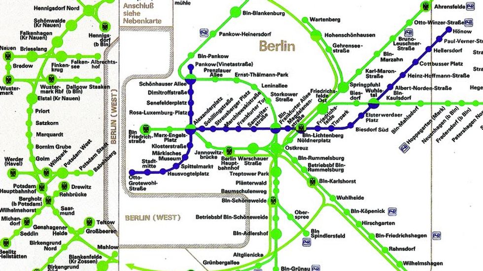 How East German Maps Made West Berlin (Almost) Disappear