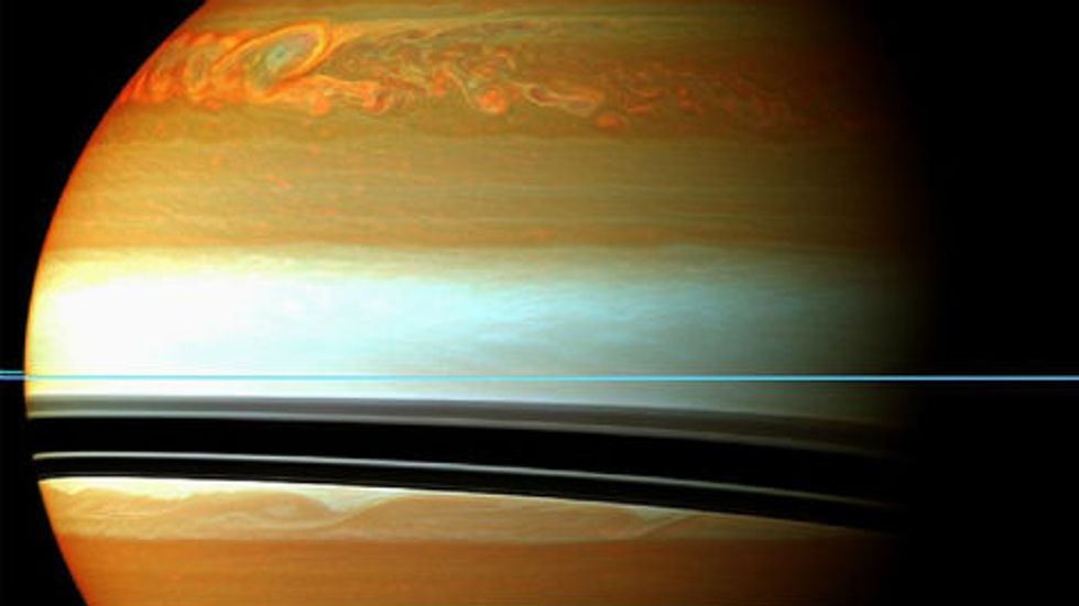 Getting Up Close to Saturn's Great White Spot - Big Think