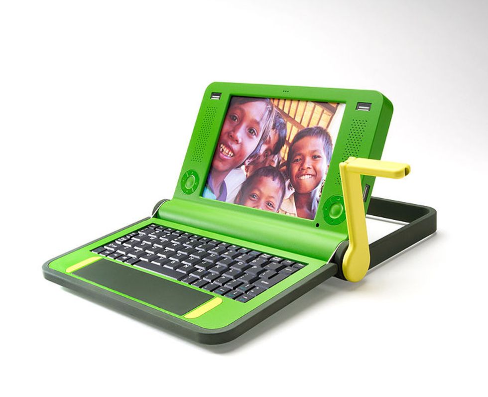 Hand-Cranked Tablet Computer
