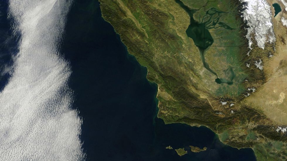 The First Satellite Map of California (1851)