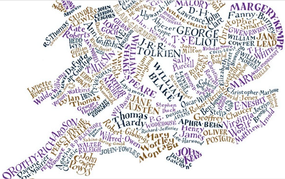 A Literary Map of the United Kingdom