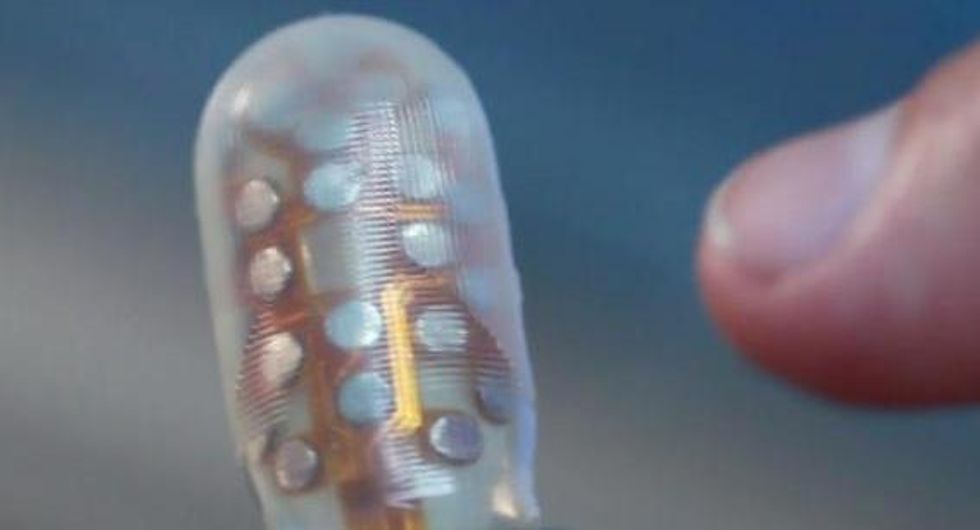 Robotic Fingertip More Sensitive than Human Touch