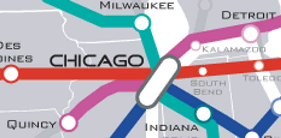 A Fantasy Map of America's High-Speed Rail Network