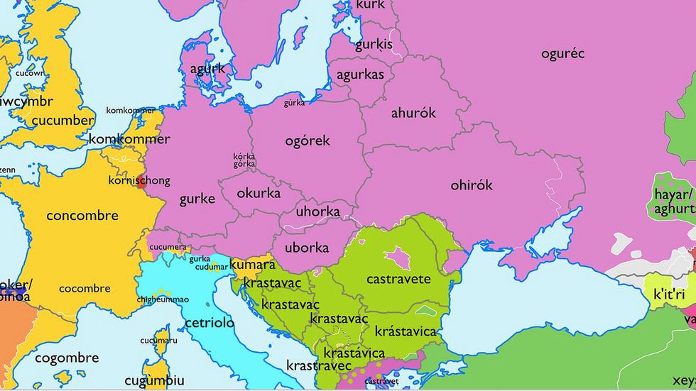 A Cucumber Map Of Europe Big Think