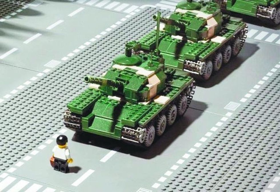 Remembering Tiananmen Square in Legos, Photos and Memes