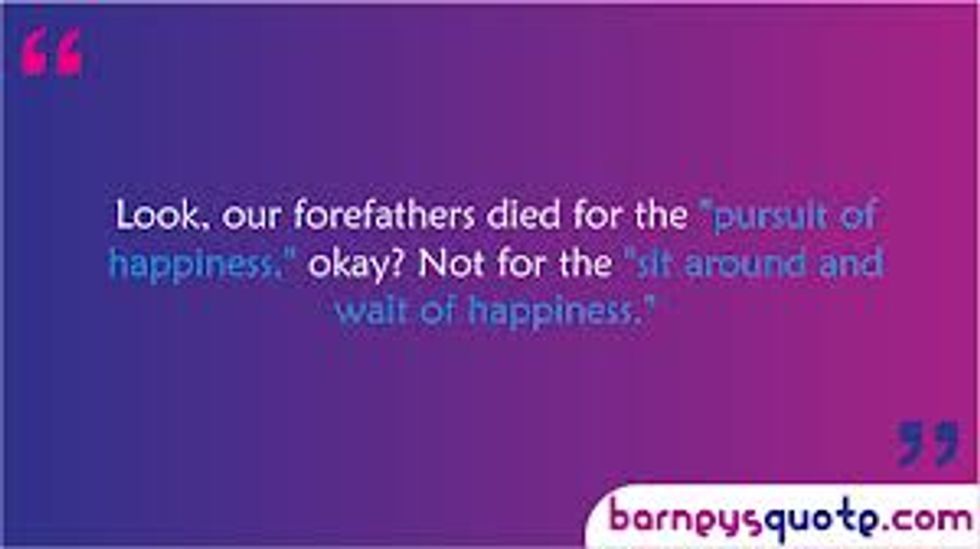 Happiness and the Pursuit of Happiness