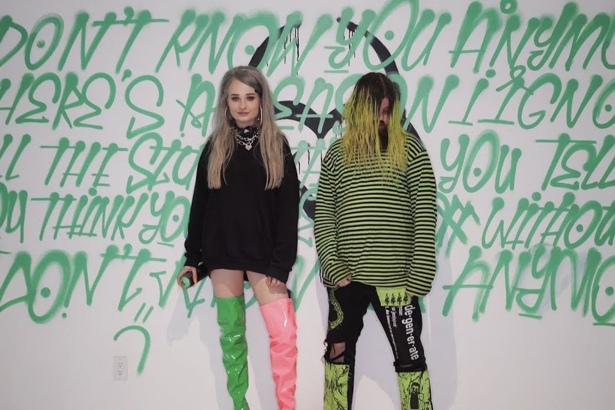 lil aaron & Kim Petras dropped the official video for "ANYMORE"