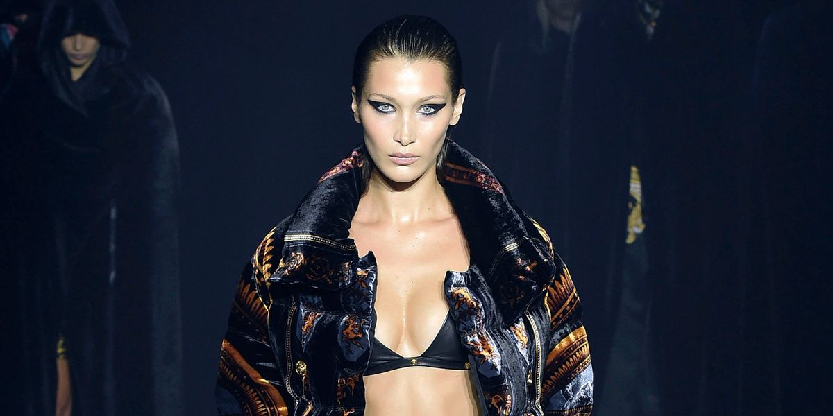 Bella Hadid Models Kiths Latest Collaboration With Versace