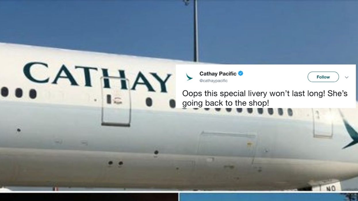 Cathay Airlines Made A Big Error On One Of Their Planes—And Even They Had To Laugh About It 😂