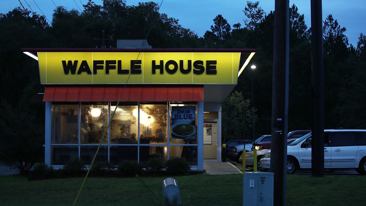 A Florida man has been giving away money to strangers at Waffle House for nearly a decade