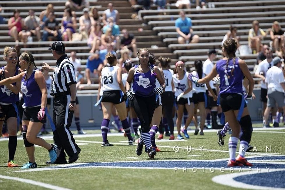 A football game of a different type for a great cause