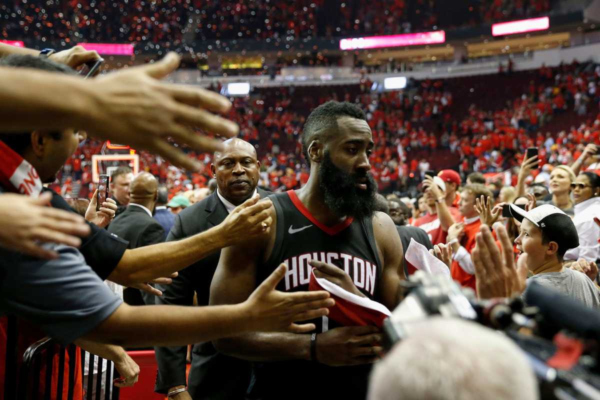 James Harden at Toyota Center