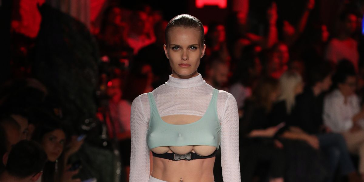 GCDS Sent Models With Three Breasts Down The Runway In Milan - PAPER  Magazine
