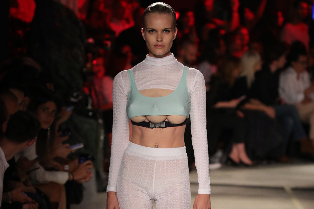 GCDS Sent Models With Three Breasts Down The Runway In Milan