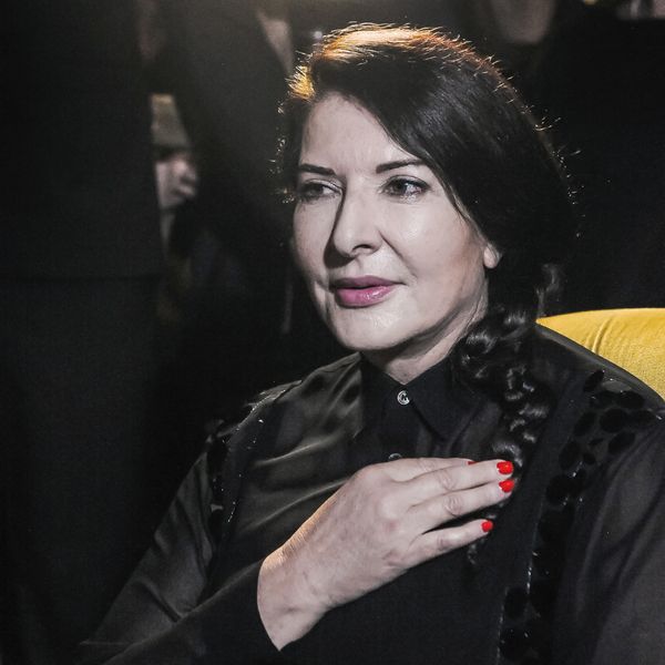 Marina Abramović Was Hit Over the Head With a Painting
