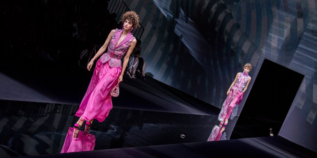 Giorgio Armani’s Satin-Soaked Celebration of Color