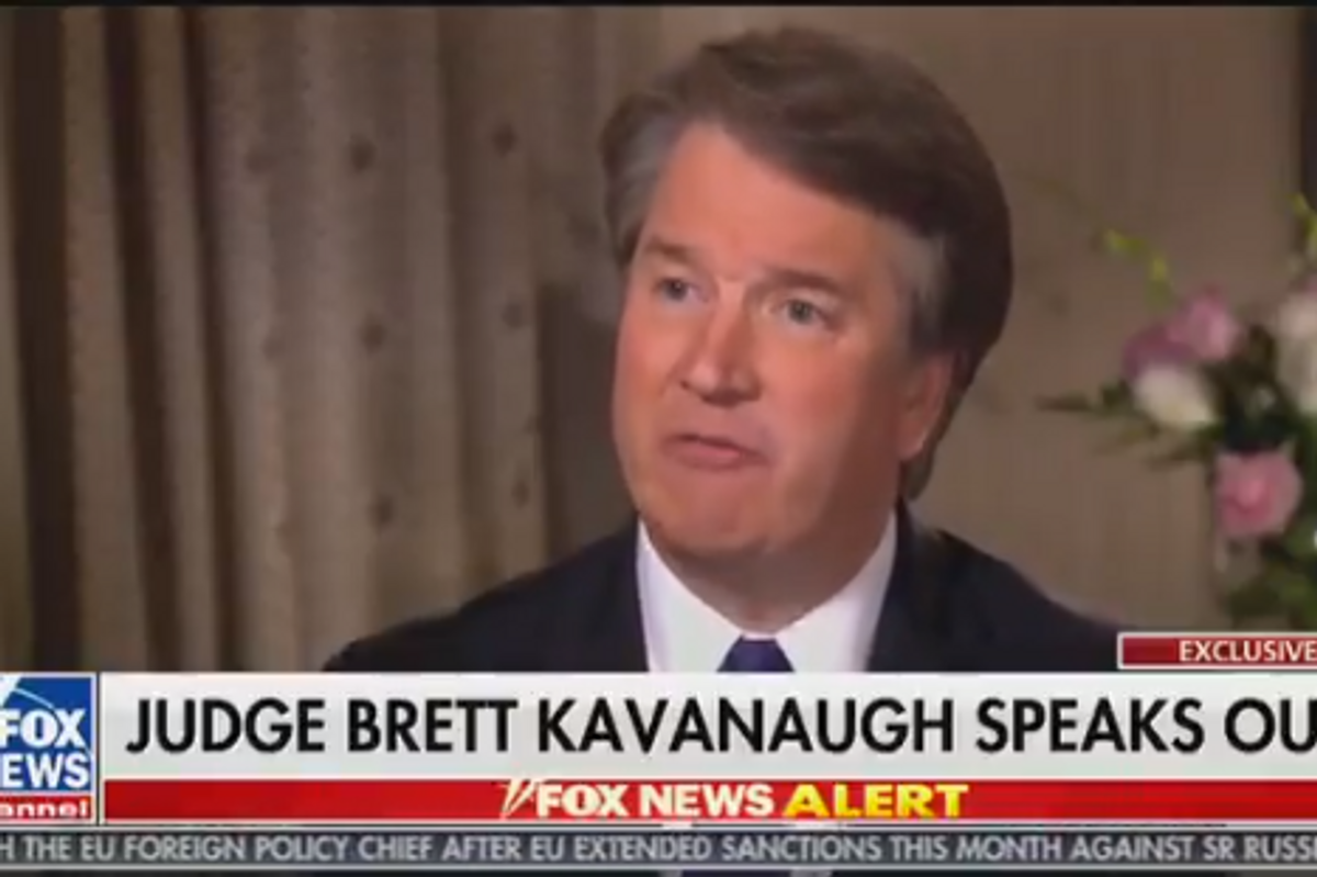 Brett Kavanaugh, The Weeping Virgin Saint Of Friendship, Calendars And Dancing With Girls Politely