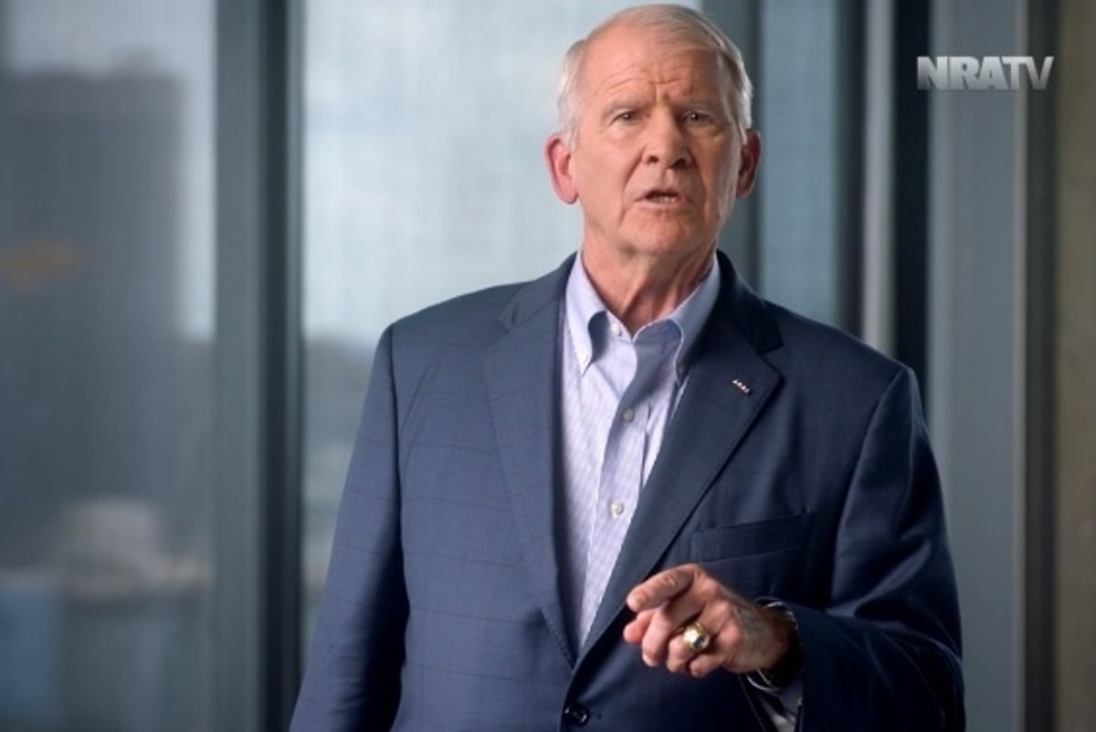 Oliver North Says Brett Kavanaugh Died For Our Sins, By A Doctor Of Rhetoric