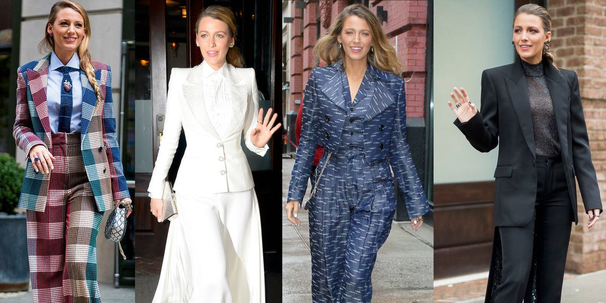 Here's Why Blake Lively Only Wore Suits For a Month - PAPER