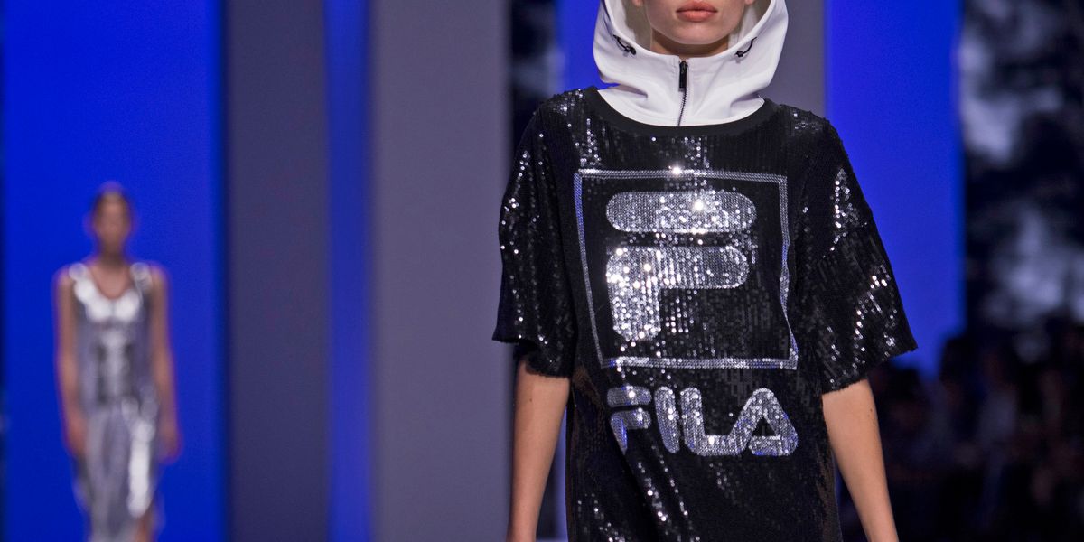 Fila's Glitter Bomb Breakout at Milan Fashion Week