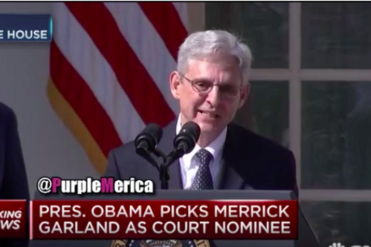 Merrick Garland Exists, Sarah Huckabee Sanders. He Was Real. We All Saw Him.
