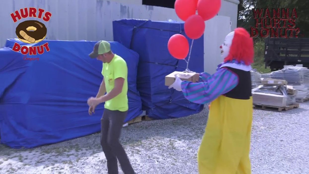 You can now hire clowns to deliver doughnuts to your friends (or enemies)