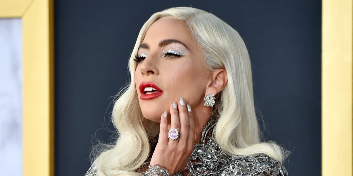 Lady Gaga Channels Barbra Streisand in Silver Givenchy