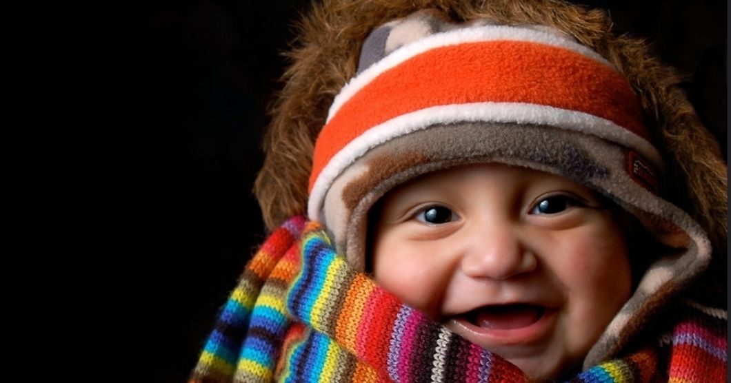 Flickr- Baby in warm clothes