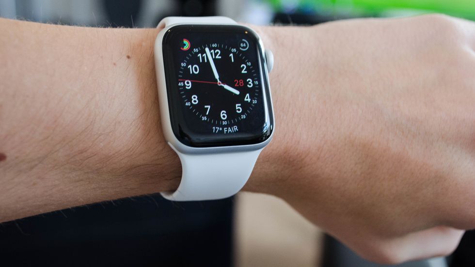 Apple Watch 4 on a wrist